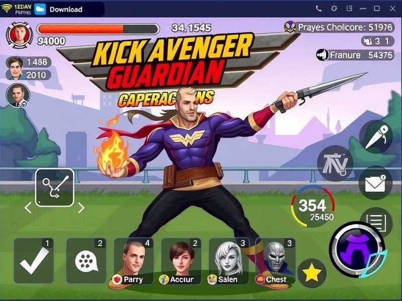 Kick Avenger Guardian Character Showcase
