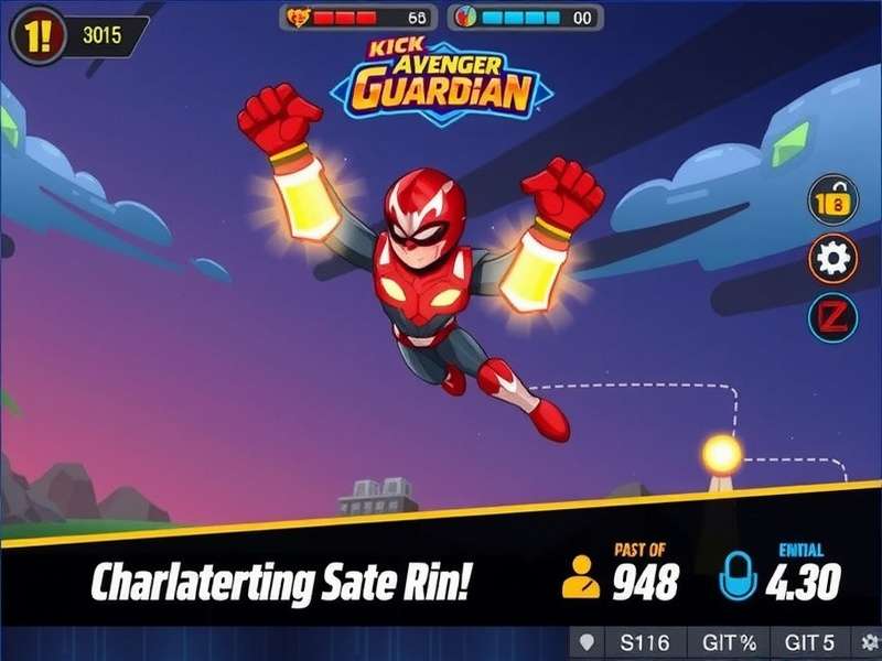Kick Avenger Guardian Game Screenshot